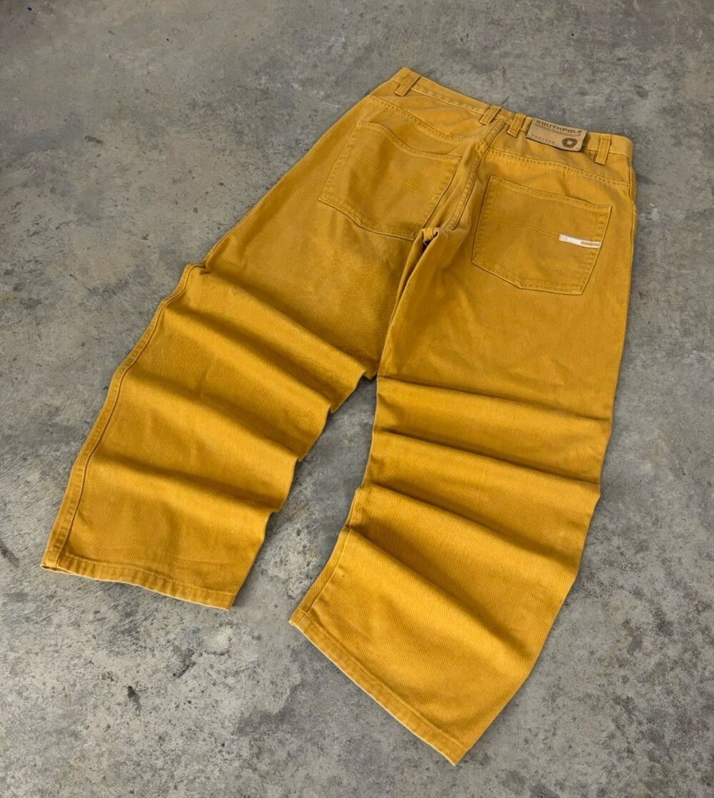 Vintage Men’s Southpole Baggy Wide Leg Pinkman Skater Jeans 32x28 Y2K
